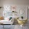 Furnished model apartment living room and dining room at Aventon Gem Lake